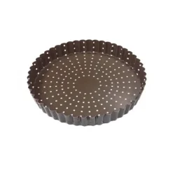 Tourtière perforée Ø 24 cm - anti-adhérent Gobel