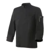 Veste de Cuisine Mixte Noire Parement NERO T.1 Robur manches longues