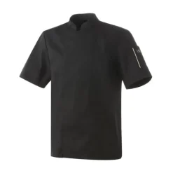 Veste de Cuisine Mixte Noir NERO MC T.2 Robur