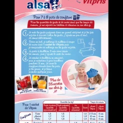 Vitpris Alsa Pectine de fruits pour confitures 188g