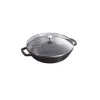 Wok en Fonte 30 cm Noir Staub