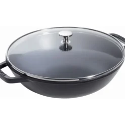 Wok en Fonte 30 cm Noir Staub