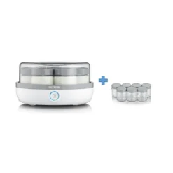 Yaourtière 14 Pots en Verre Gris Séverin